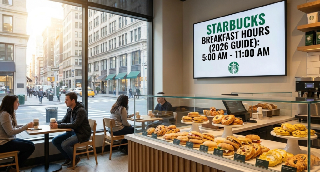 Starbucks Breakfast Hours (2026 Guide): Best Time to Enjoy Fresh Morning Foods