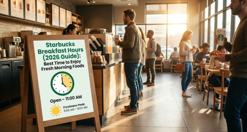Starbucks Breakfast Hours (2026 Guide): Best Time to Enjoy Fresh Morning Foods