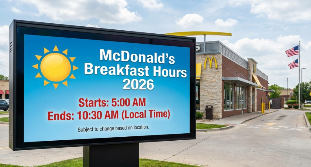 McDonald’s Breakfast Hours 2026: What Time Breakfast Starts and Ends in the USA