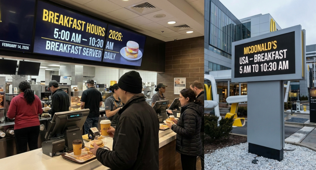 McDonald’s Breakfast Hours 2026: What Time Breakfast Starts and Ends in the USA