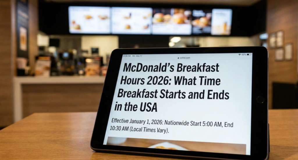 McDonald’s Breakfast Hours 2026: What Time Breakfast Starts and Ends in the USA