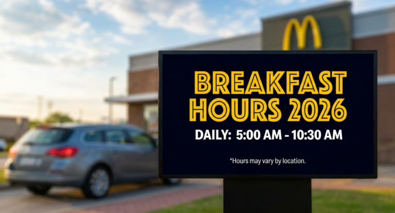 McDonald’s Breakfast Hours 2026: What Time Breakfast Starts and Ends in the USA