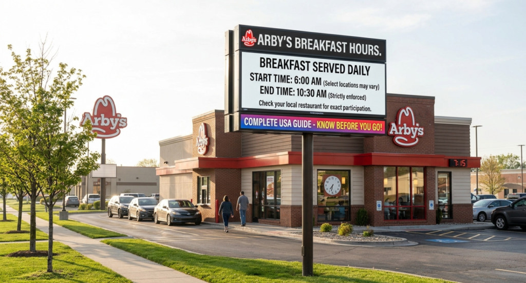 What Time Does Arby’s Serve Breakfast? Complete USA Breakfast Hours Guide