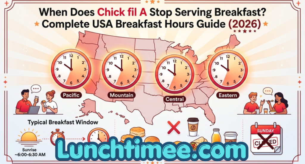 When Does Chick fil A Stop Serving Breakfast? Complete USA Breakfast Hours Guide (2026)