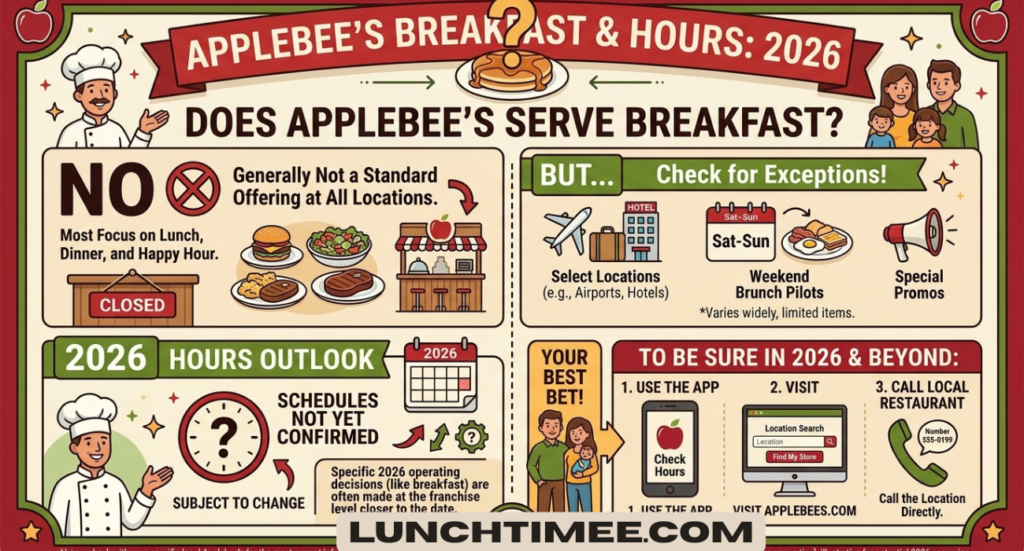 Applebee’s Breakfast Hours 2026 – Does Applebee’s Serve Breakfast?