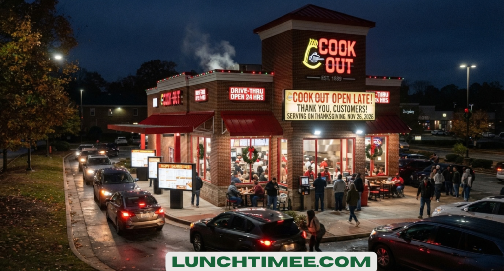 Is Cook Out Open on Thanksgiving 2026?