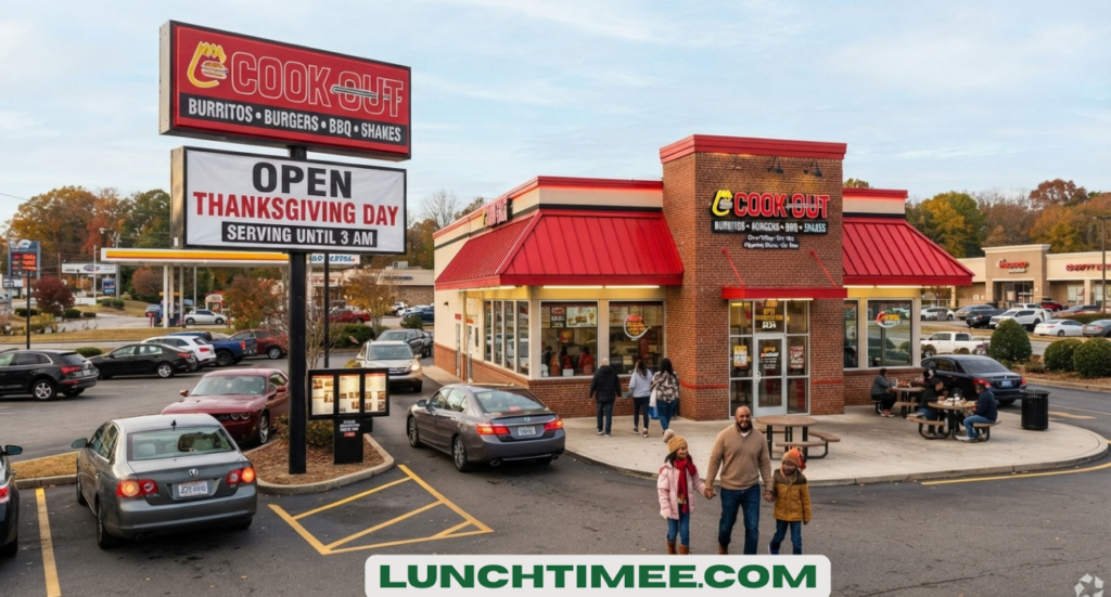 Is Cook Out Open on Thanksgiving 2026?