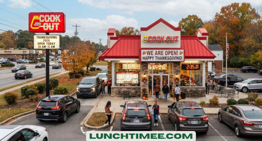 Is Cook Out Open on Thanksgiving 2026?