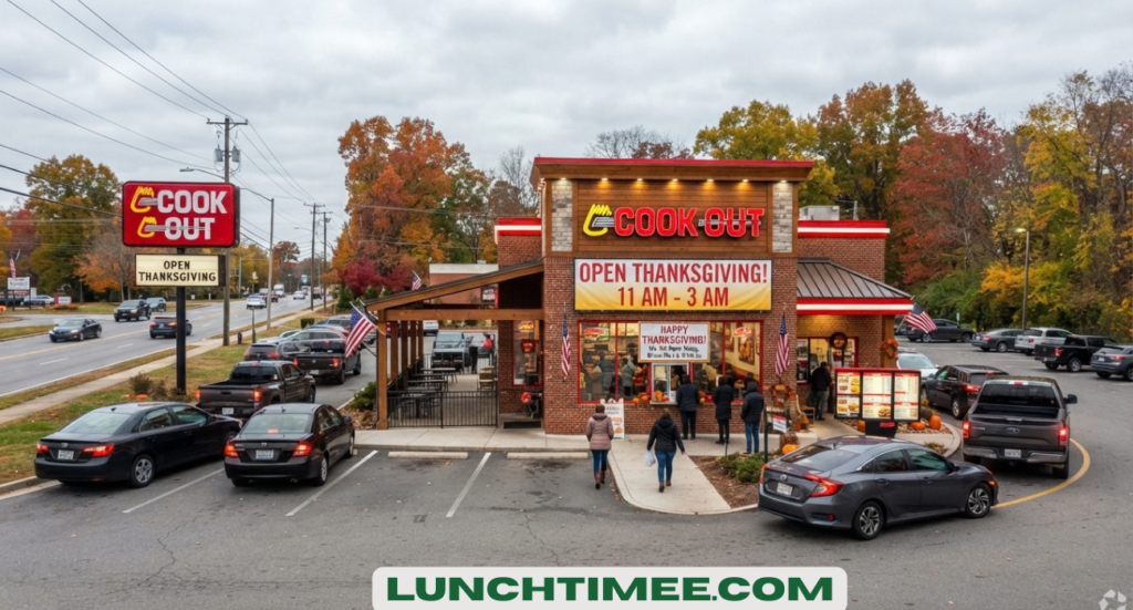 Is Cook Out Open on Thanksgiving 2026?