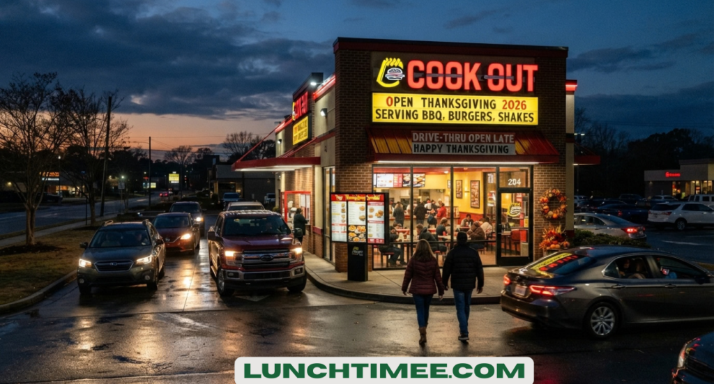 Is Cook Out Open on Thanksgiving 2026?