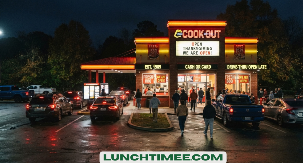Is Cook Out Open on Thanksgiving 2026?