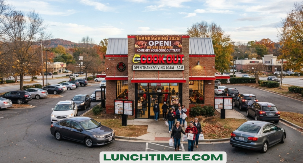 Is Cook Out Open on Thanksgiving 2026?