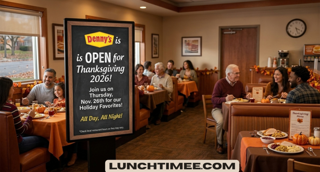 Is Denny’s Open on Thanksgiving? 2026 Hours, Menu & Holiday Guide