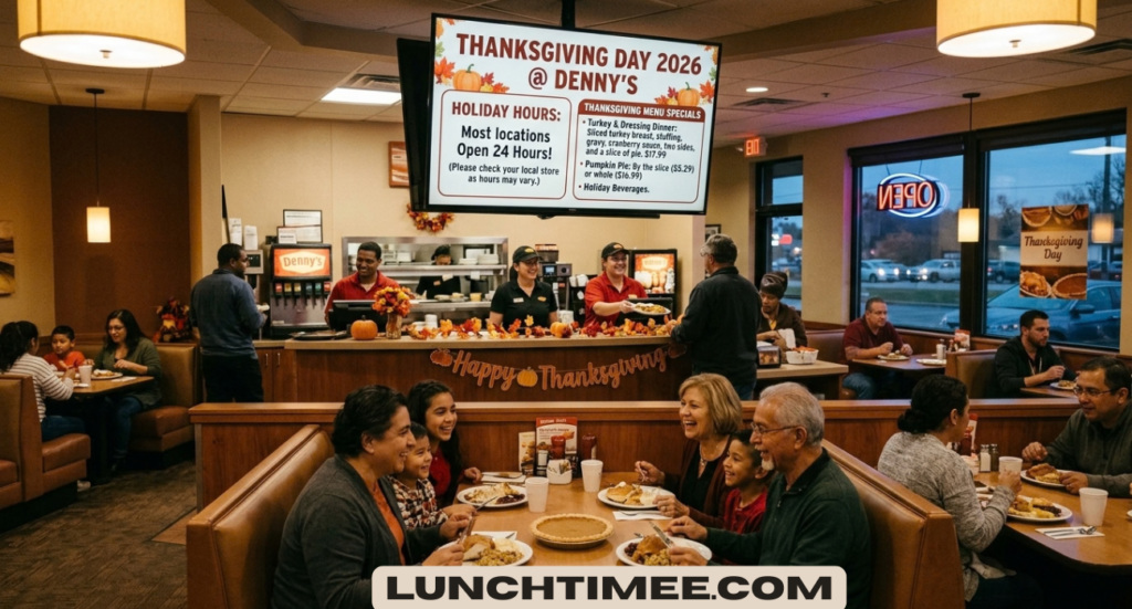 Is Denny’s Open on Thanksgiving? 2026 Hours, Menu & Holiday Guide