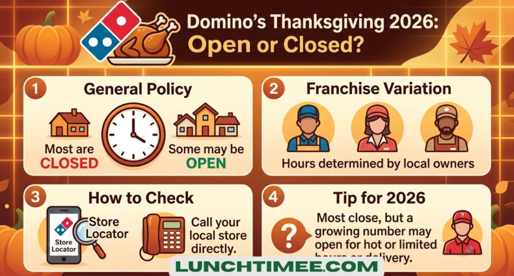 Is Domino’s Open on Thanksgiving? 2026 Guide