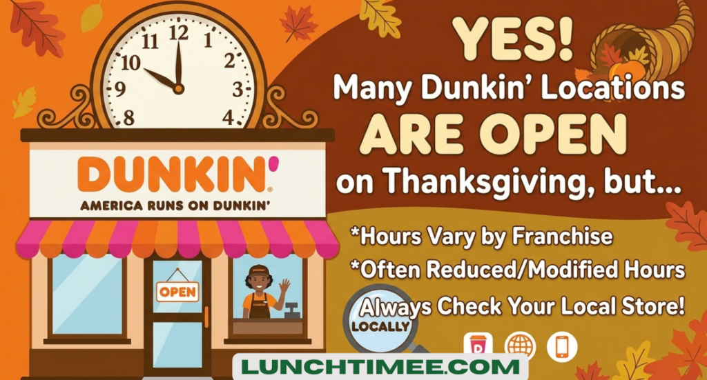 Is Dunkin Open on Thanksgiving? 2026 Guide
