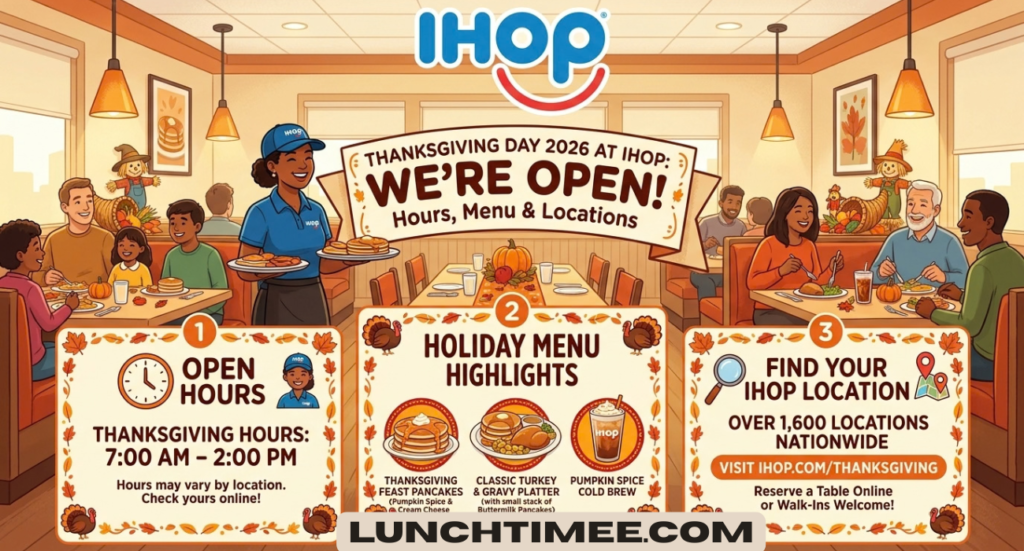 Is IHOP Open on Thanksgiving? 2026 Hours, Menu & Locations