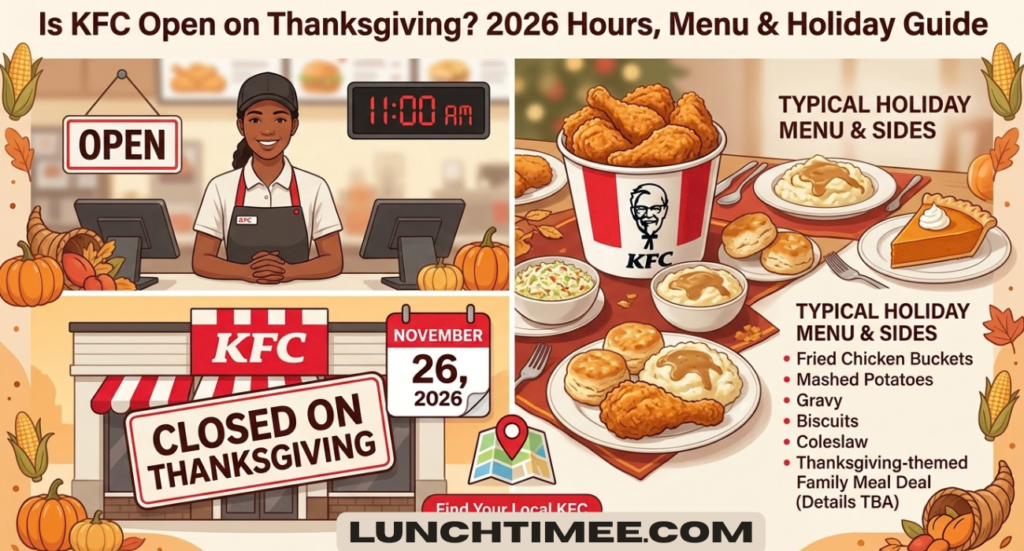 Is KFC Open on Thanksgiving? 2026 Hours, Menu & Holiday Guide