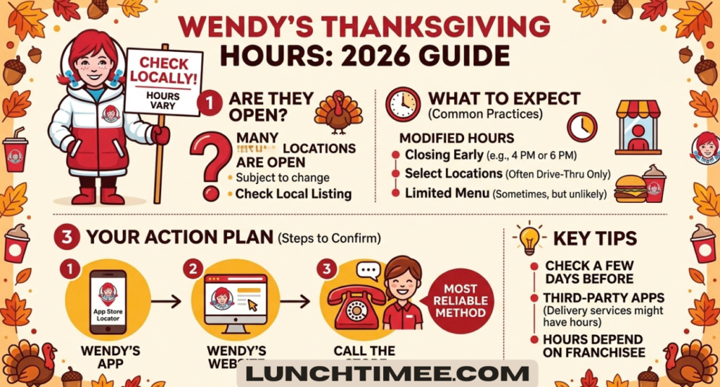 Is Wendy’s Open on Thanksgiving 2026? Complete Guide