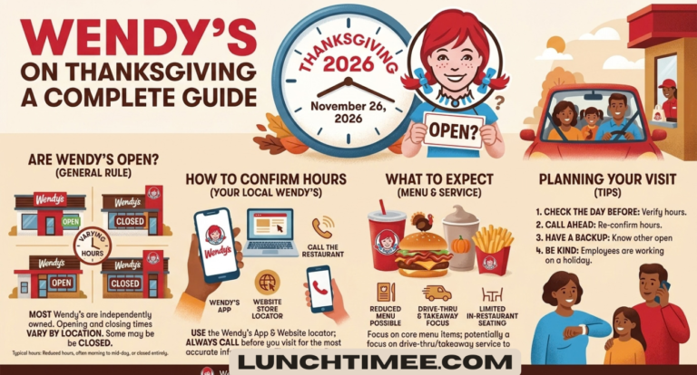 Is Wendy’s Open on Thanksgiving 2026? Complete Guide