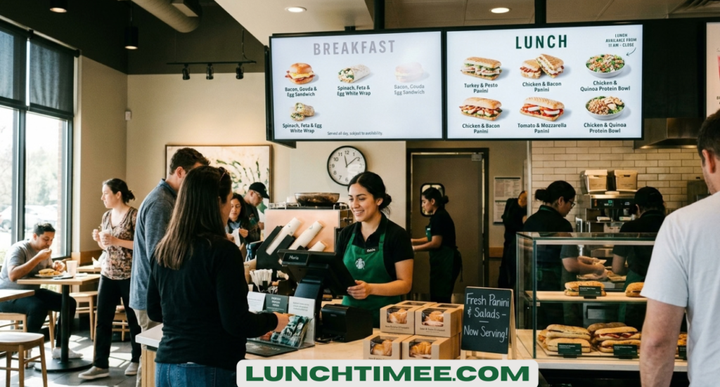 Starbucks Lunch Hours: When Does Starbucks Start Serving Lunch?