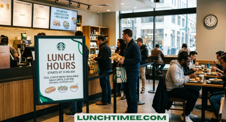 Starbucks Lunch Hours: When Does Starbucks Start Serving Lunch?