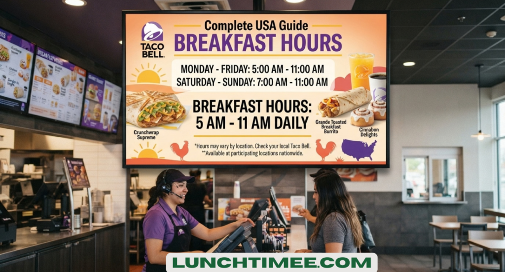 Taco Bell Breakfast Hours: Complete USA Guide